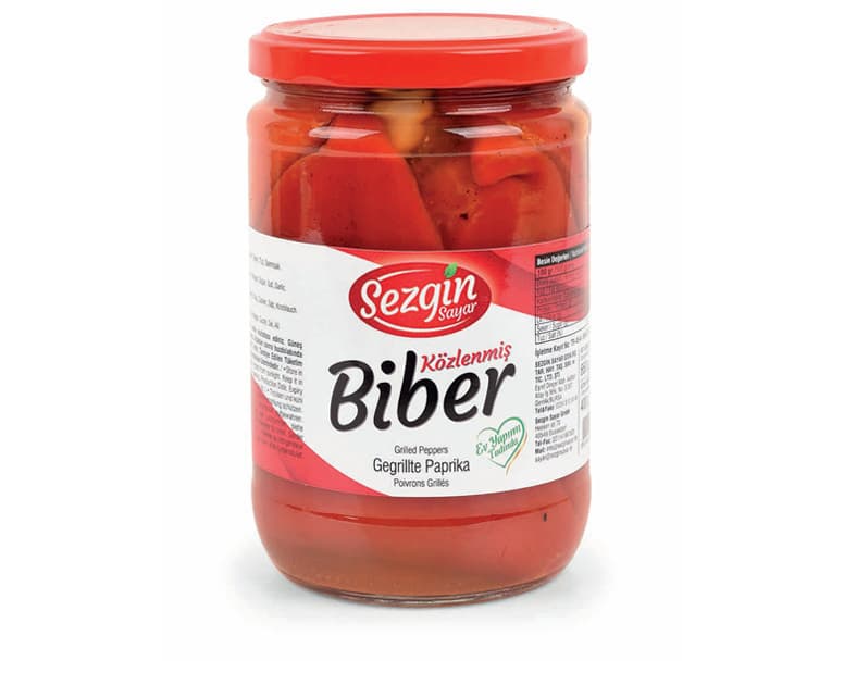 Sayar Közlenmis Biber Grillet Paprika 580cc (12)
