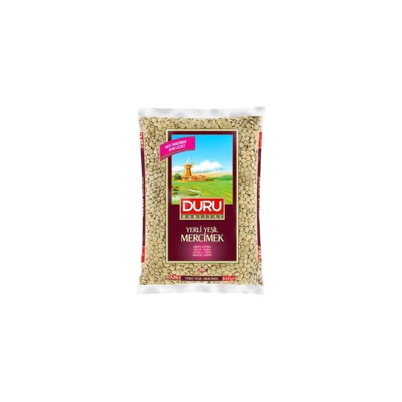 Yesil Mercimek, Grønne linser, Duru 1KG (12)