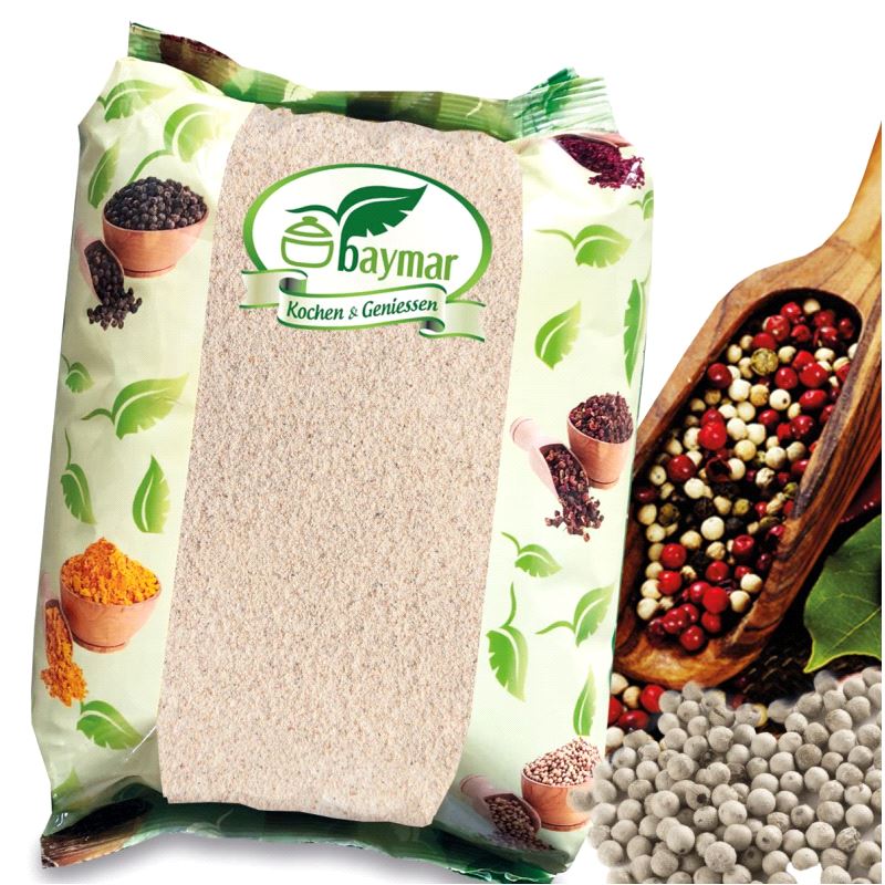 Pepper, hvit malt 1KG BAY (15)