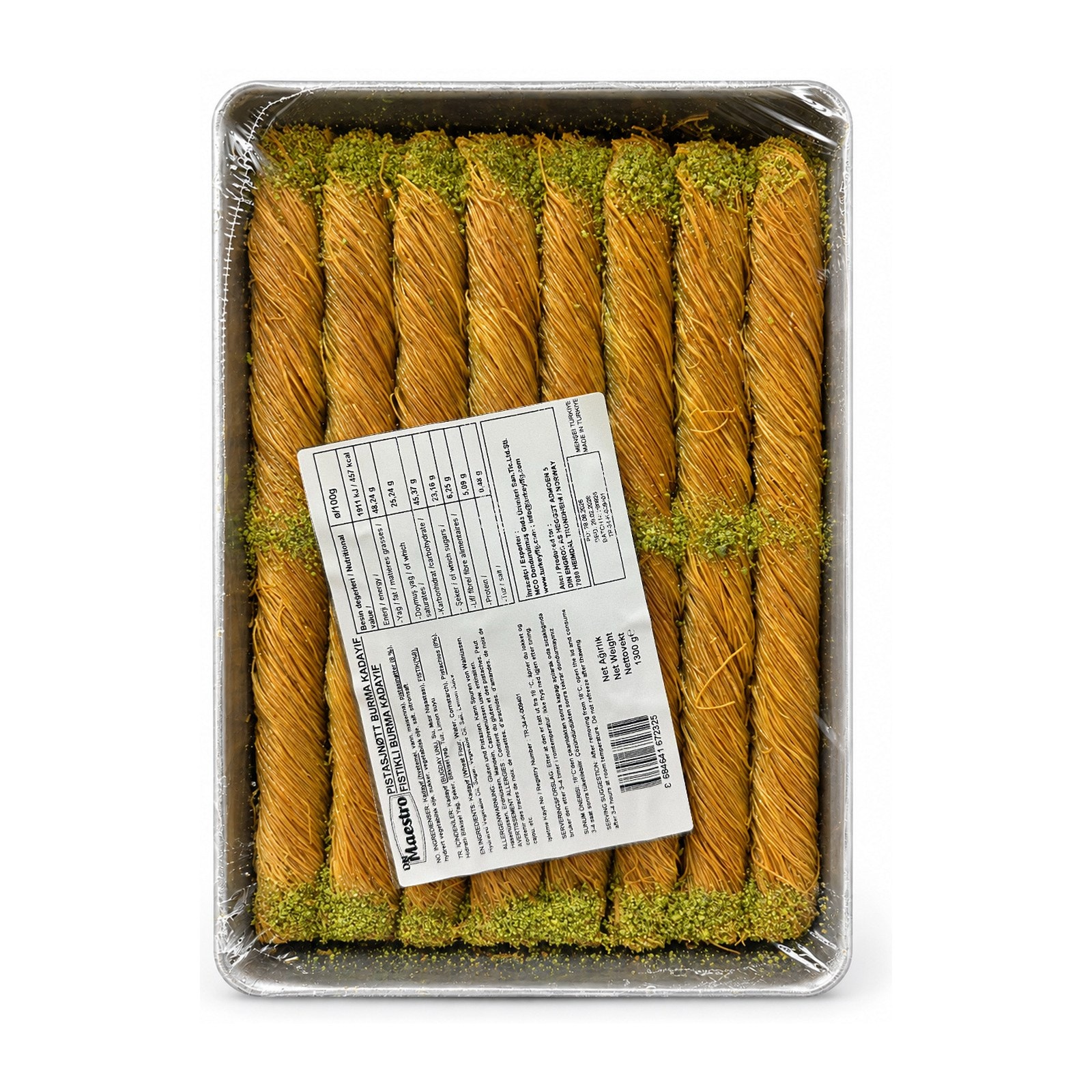 Burma Kadayif med pistasje 1300gr (10)