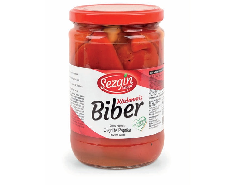 Sayar Közlenmis Biber Grillet Paprika 580cc (12)