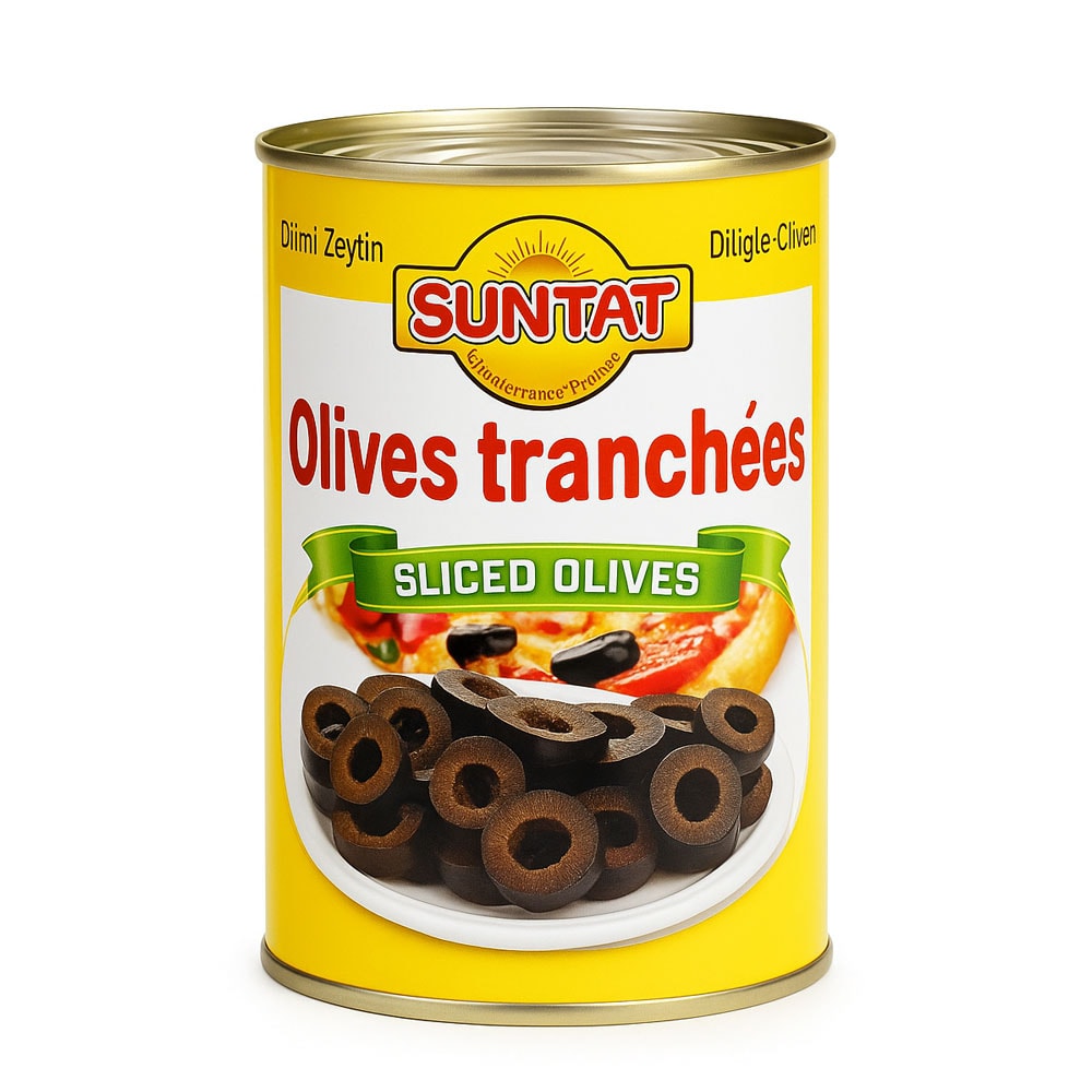 Oliven Sort skivet 350gr (24)