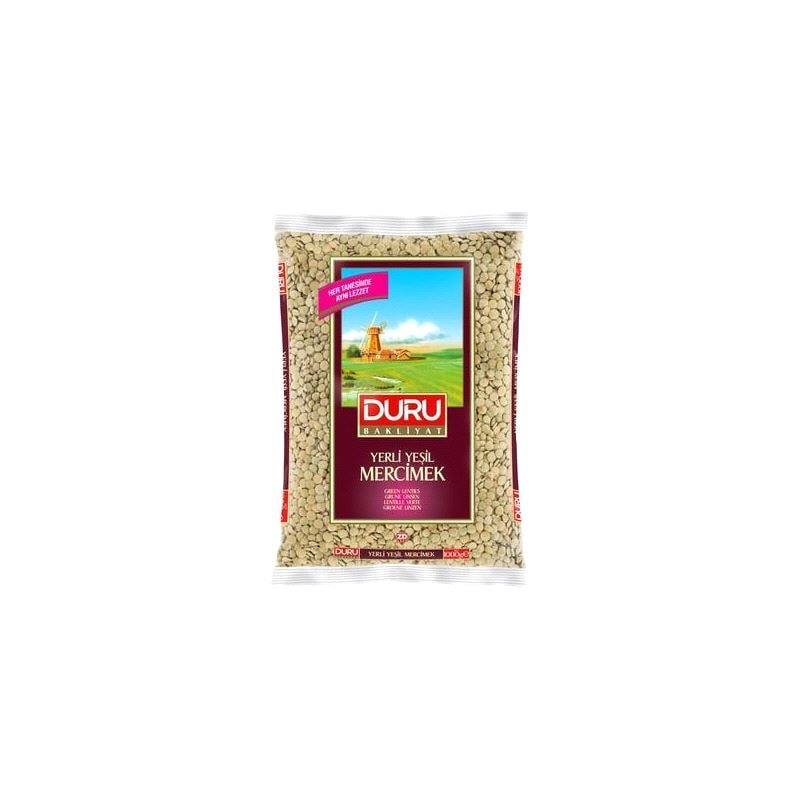 Yesil Mercimek, Grønne linser, Duru 1KG (12)