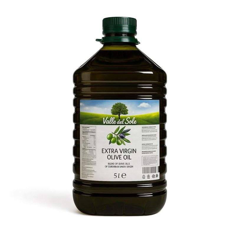 Extra Virgin Olivenolje Valle del sole 5L PET (2)